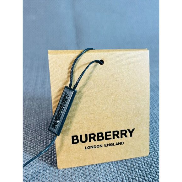 NWT Burberry Kingdom 1856 Brass Bottle Cap Brooch Pin Black White RARE - Picture 8 of 11